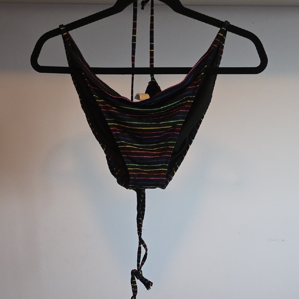 Old Navy Multicolor Striped Bikini